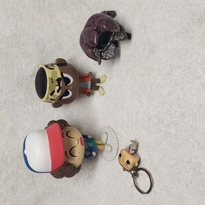 Lot of 4 Funko VYNL: Stranger Things Dustin and Lucas plus Eleven and Demodog